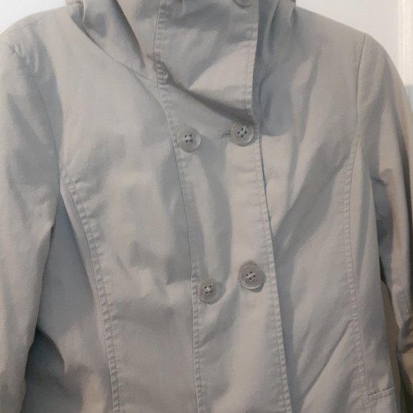 GREY JACOB TRENCH COAT - Picture 8 of 8